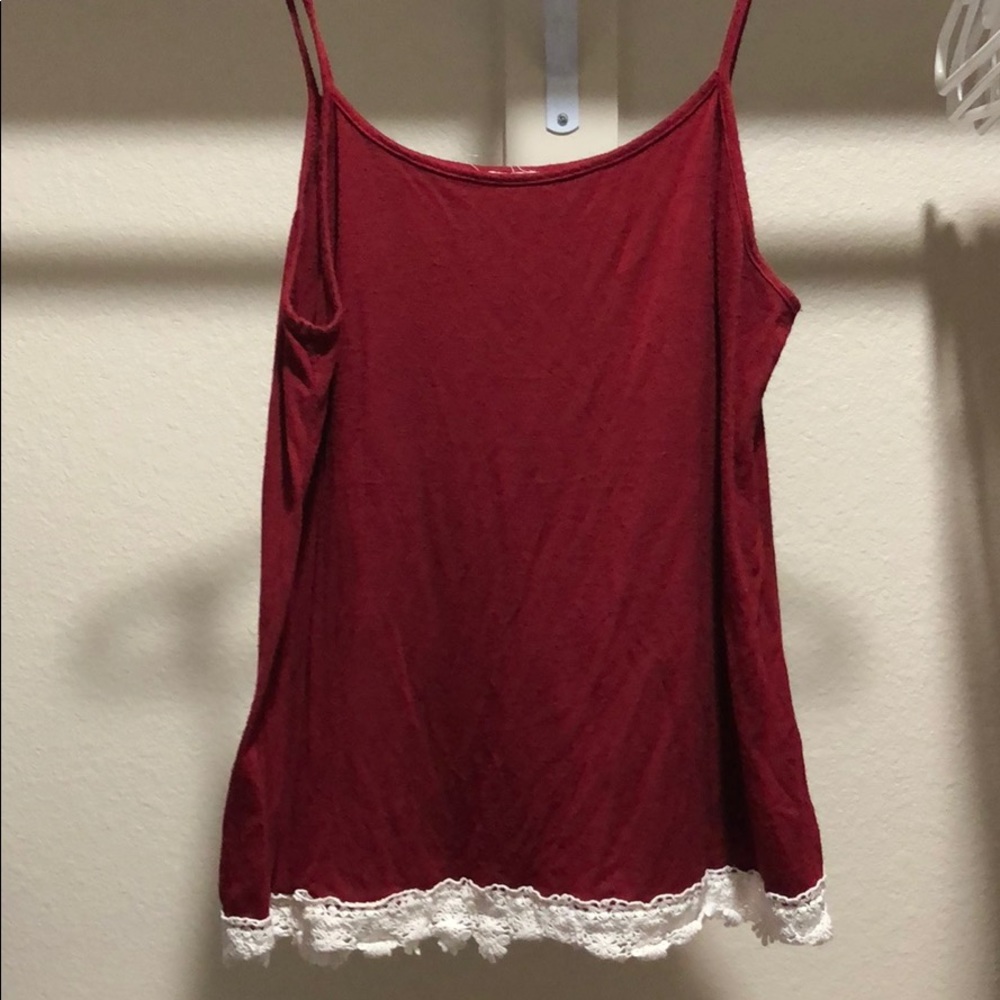 Spaghetti strap tank top